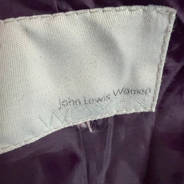 JOHN LEWIS WOMEN / wool mix tweed pea coat / s/m (3914752472835013721)