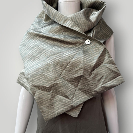 SAKAGUCHI / silk wrap scarf / made in nz (3914752947048541513)