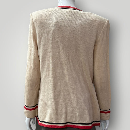 1990s vintage / ST JOHN COLLECTION by marie gray / chanel like jacket / s (3914752957498185388)