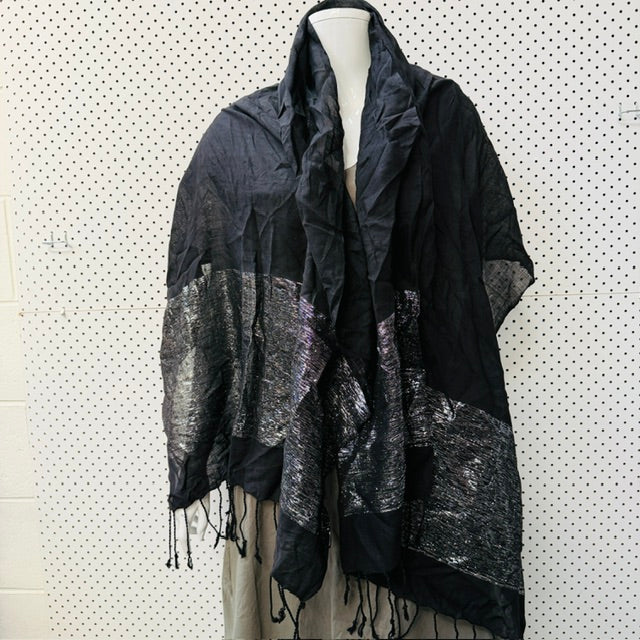 MOOCHI / fringed band scarf (3914839076647634023)