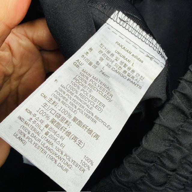 ADIDAS / 3 stripes cargo pants / M (3914839139005466626)