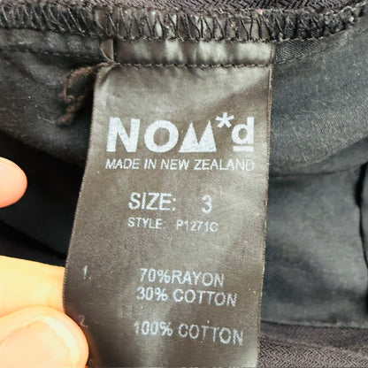 NOM*D / wide legged pants with drawstring waist / 3 (3914839204844941491)