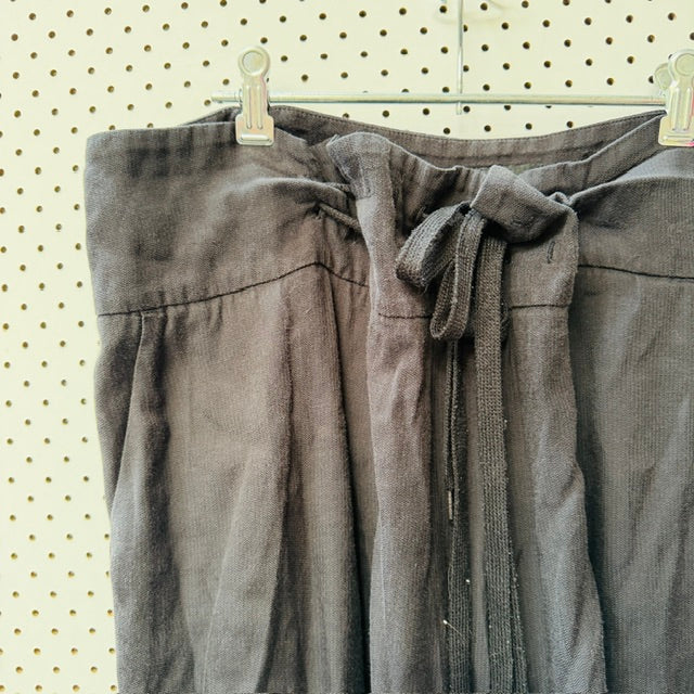 NOM*D / wide legged pants with drawstring waist / 3 (3914839217254389684)