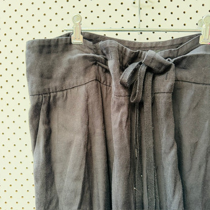 NOM*D / wide legged pants with drawstring waist / 3 (3914839217254389684)