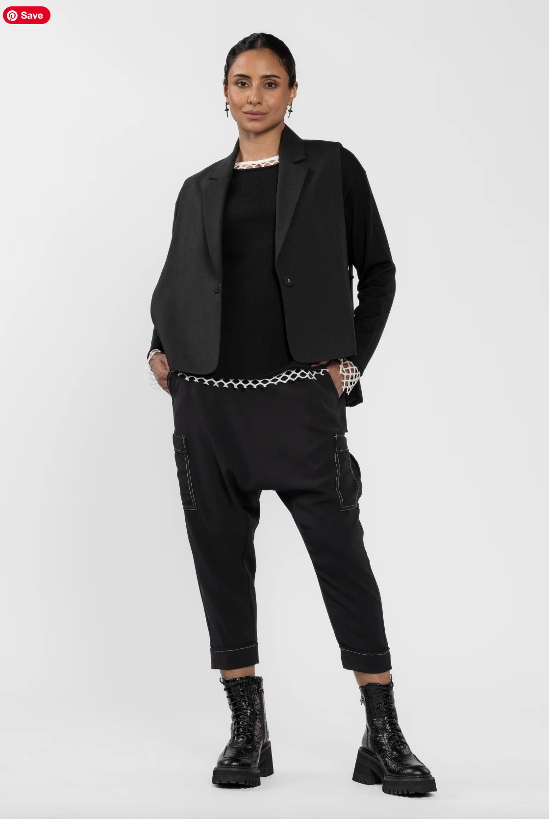 REPERTOIRE / hiro drop crotch pants / s (3914846688954236524)