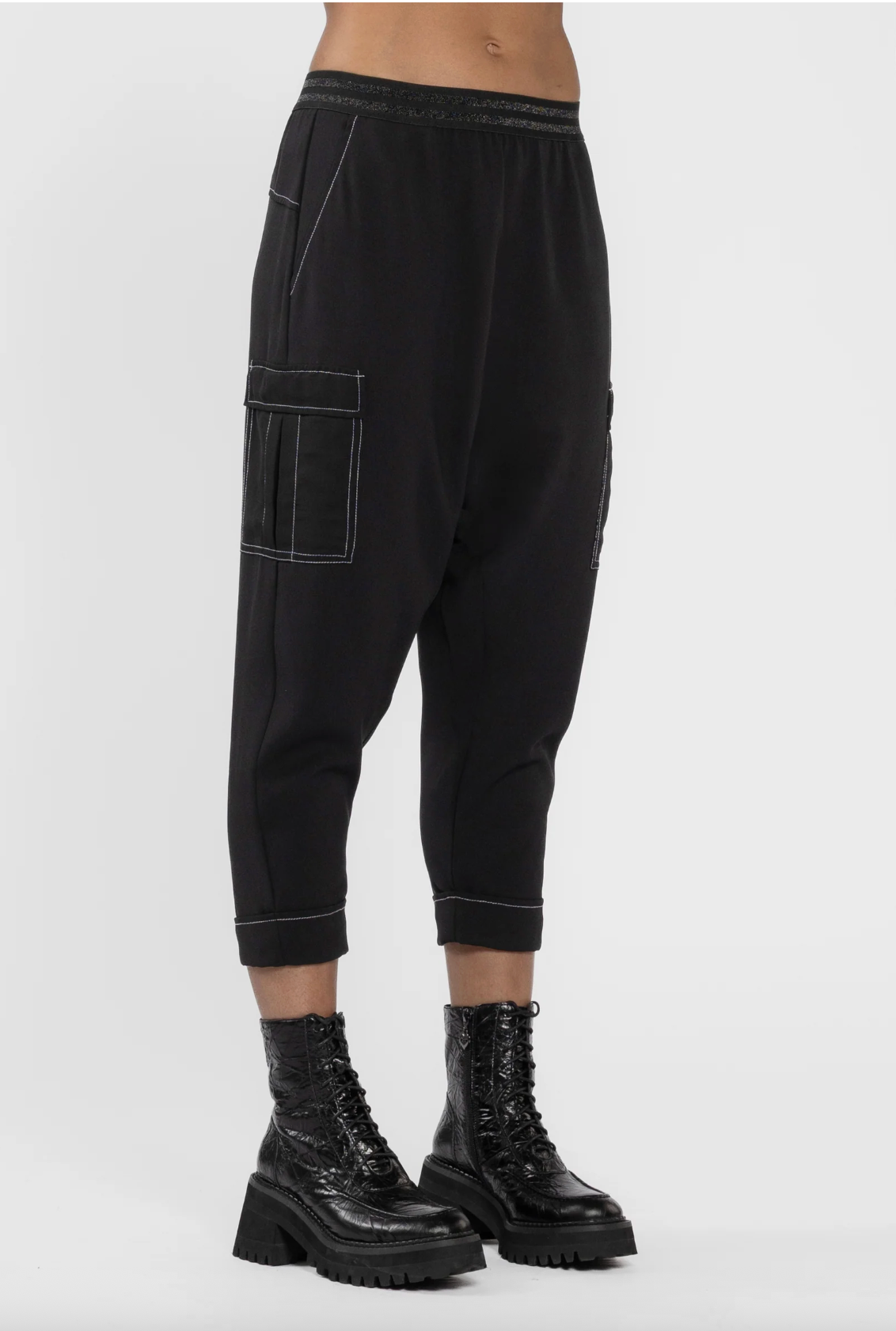 REPERTOIRE / hiro drop crotch pants / s (3914846694848371427)