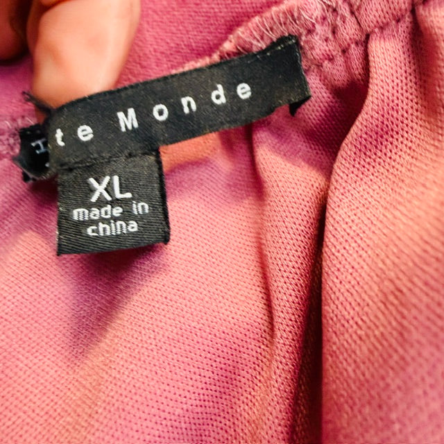 HAUTE MONDE / full pink tulle skirt / XL (3915003386454447792)