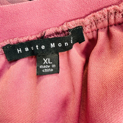 HAUTE MONDE / full pink tulle skirt / XL (3915003390005053695)