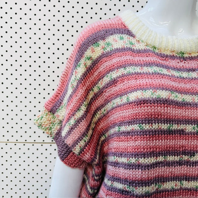 handmade / hand knitted / oversized tee / m/l (3915003509456043959)