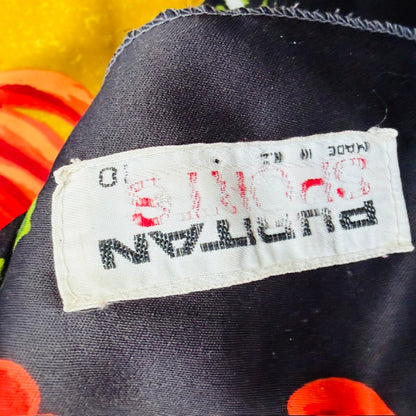 1980s vintage / PURITAN / multi coloured blouse / s / made in nz (3915003544440888229)