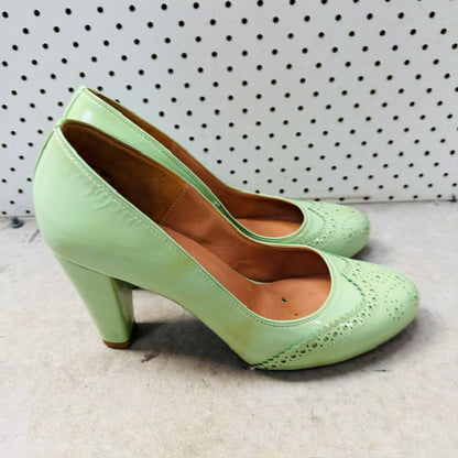 KATE SYLVESTER x G&L handmade pumps in mint green / 40 (3915270195793993134)