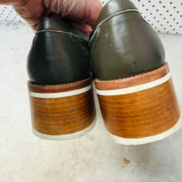 BEAU COOPS / boystack loafers / 41 / khaki (3915270219452268097)