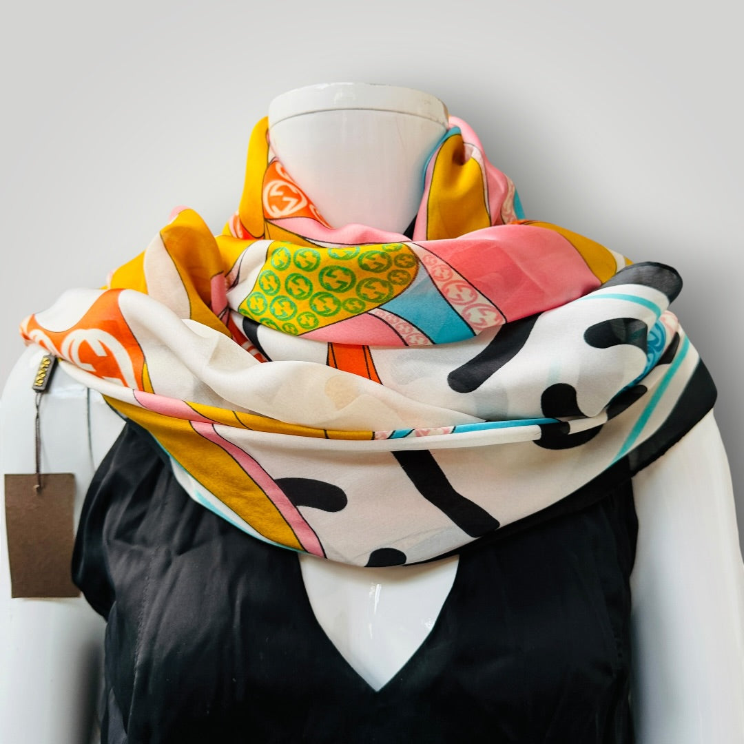 GUCCI / silk scarf / not authenticated (3915270480924074554)