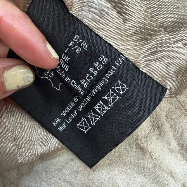 BC / taupe leather jacket / s/m (3915354180031992926)