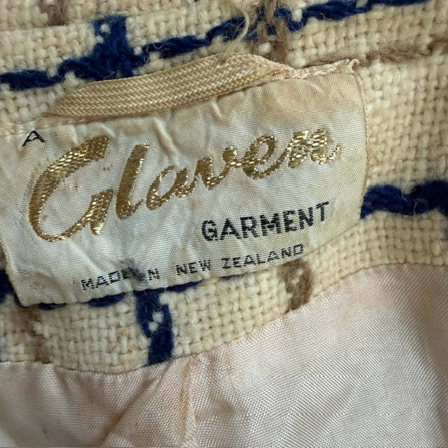 1960s nz vintage / GLAVEN / wool coat / s (3915354194574428809)