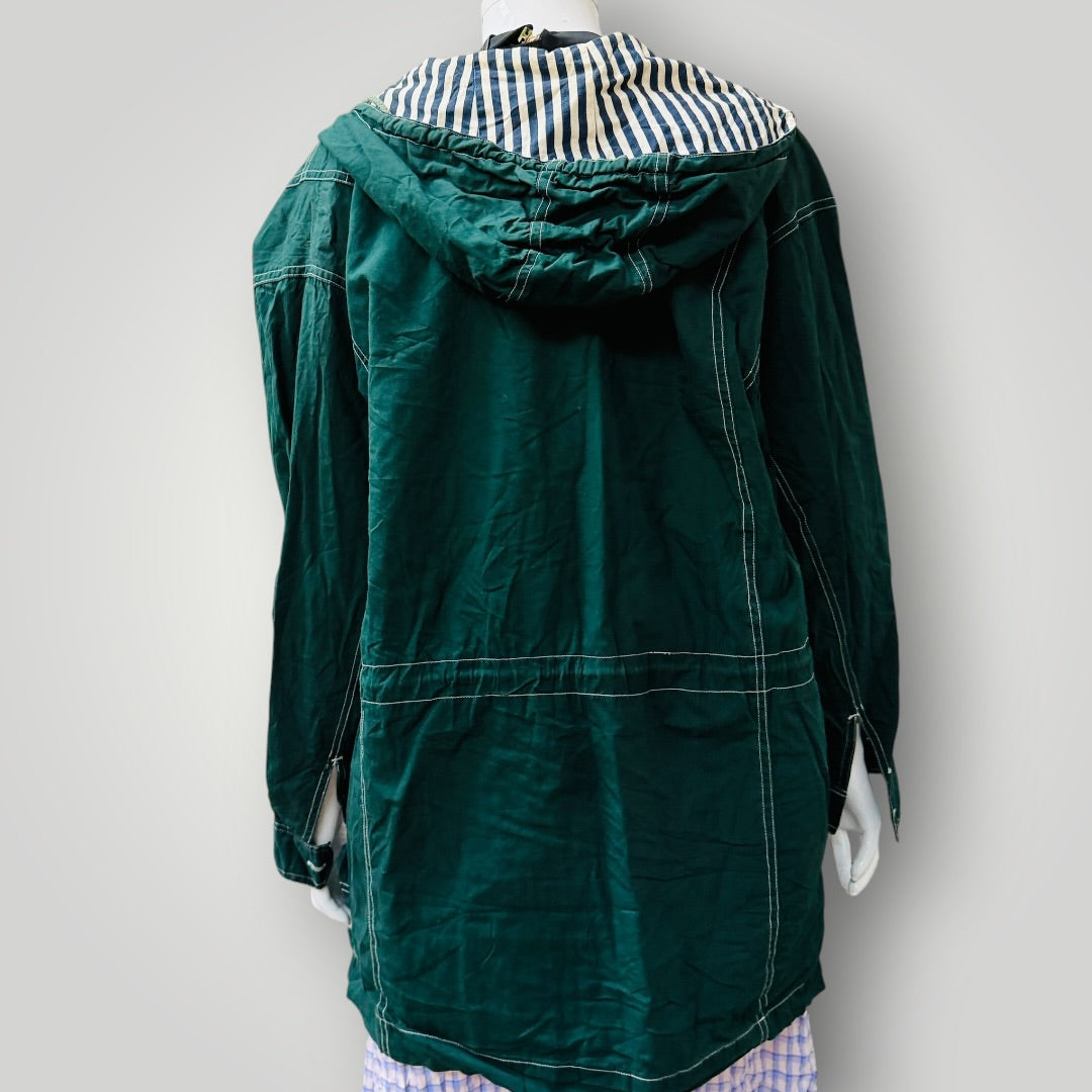 1990s vintage / UNITED BLUES / green anorak / s (3915354978135639315)