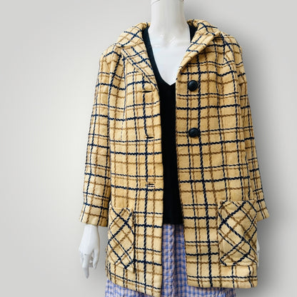 1960s nz vintage / GLAVEN / wool coat / s (3915354980507317279)