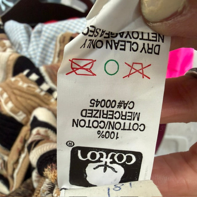 1990s vintage / TUNDRA / coogi like cotton jumper / M (3915531294057374933)