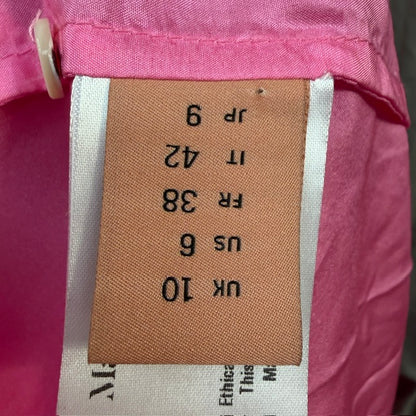 Maggie Marilyn / 'Don't Over Think It' shirt / pink silk / s/m (3915531339657797624)