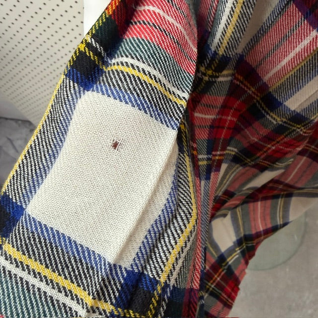 scottish vintage / HIGHLAND INDUSTRIES / tartan kilt / s (3915531349894360393)