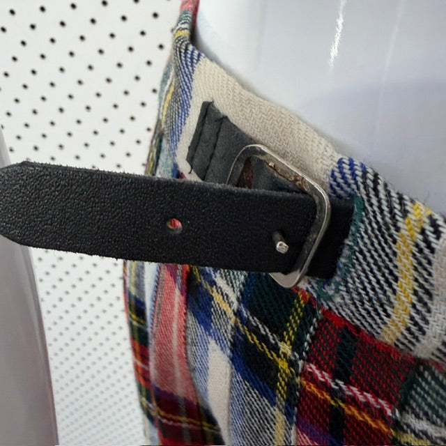 scottish vintage / HIGHLAND INDUSTRIES / tartan kilt / s (3915531355051481397)