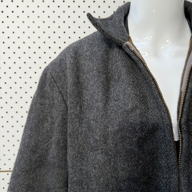 1980s vintage / woollen bush jacket / L (3915531380644084706)