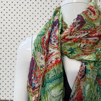PASSIGIATI / italian silk scarf (3915531402386761900)