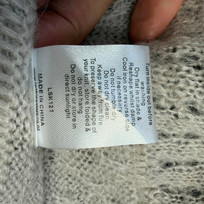 LOOBIES STORY / alpaca knit poncho / free size (3915531405885314338)