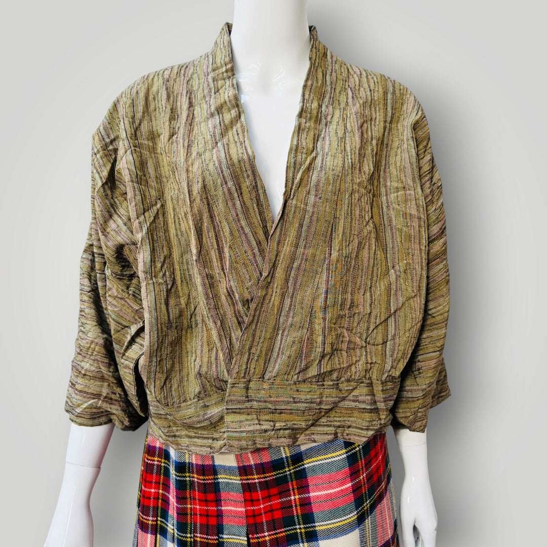 KIMONO / cropped jacket / possibly silk (3915533700886990882)