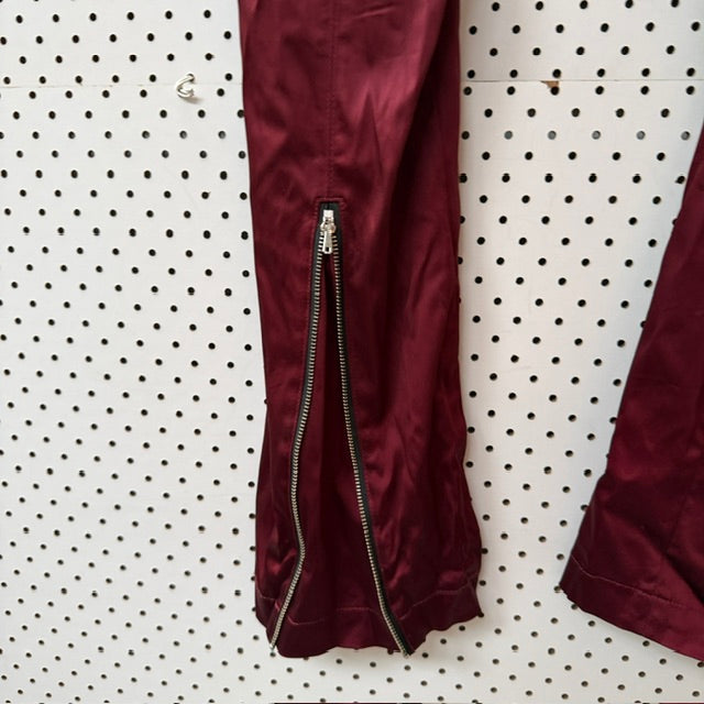 2000s nz vintage / PEARL / slinky red pants / 12 (3915871933065366827)