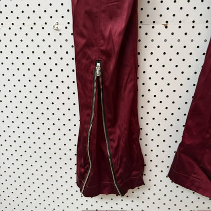 2000s nz vintage / PEARL / slinky red pants / 12 (3915871933065366827)