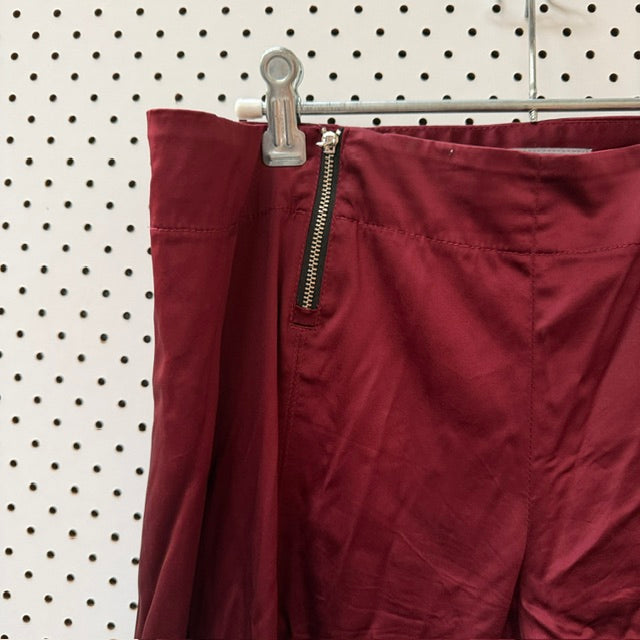 2000s nz vintage / PEARL / slinky red pants / 12 (3915871939705111214)