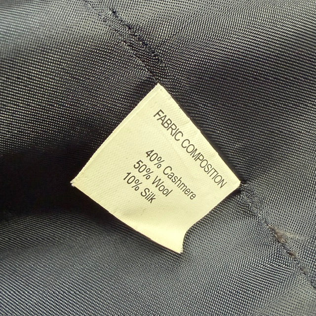 Taylormade nz / suit / wool/cashmere/silk pinstriped grey / s (3915871996658444141)