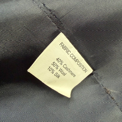 Taylormade nz / suit / wool/cashmere/silk pinstriped grey / s (3915871996658444141)