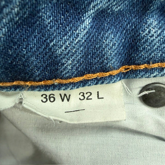 ROLLAS / blue denim jeans / 36 x 32 (3915872021315490786)