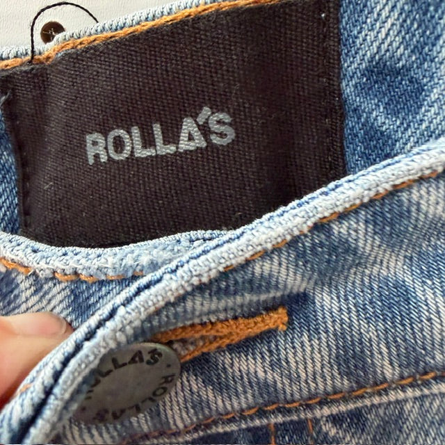 ROLLAS / blue denim jeans / 36 x 32 (3915872025834747722)