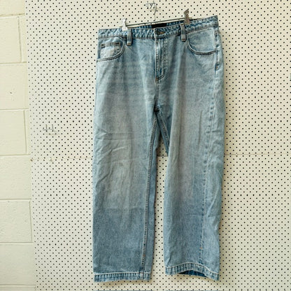ROLLAS / blue denim jeans / 36 x 32 (3915872031389862769)