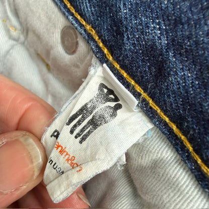 2000s Vintage / Paper Denim & Cloth Jeans / 34 / Button Fly Made In USA / Y2K (3915872045281350789)