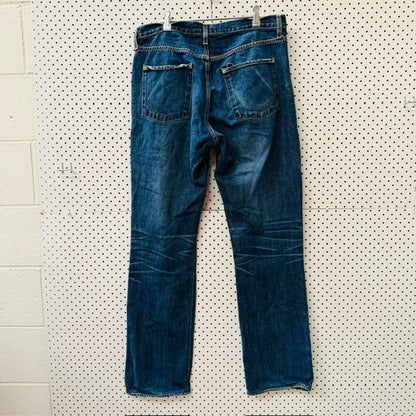 2000s Vintage / Paper Denim & Cloth Jeans / 34 / Button Fly Made In USA / Y2K (3915872048413361054)