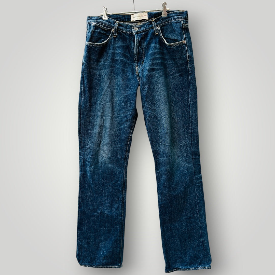 2000s Vintage / Paper Denim & Cloth Jeans / 34 / Button Fly Made In USA / Y2K (3915872312211224703)