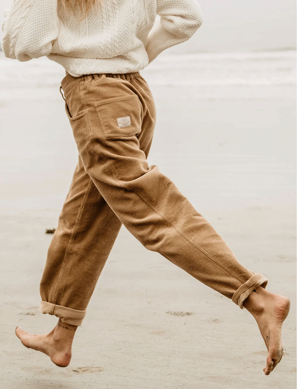 OTTWAY / Dayton - Unisex Brown Cord Pants / M (3915961062672974360)