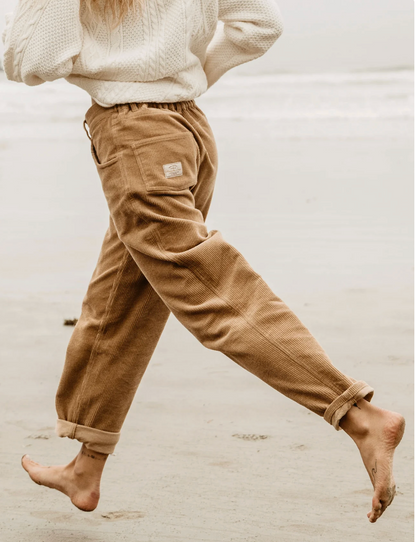 OTTWAY / Dayton - Unisex Brown Cord Pants / M (3915961062672974360)