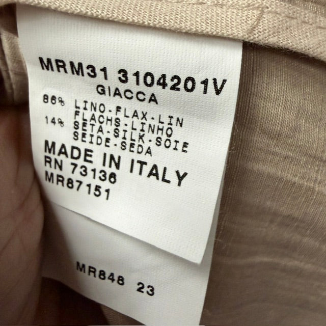 MARINA RINALDI / elegant silk jacket / made in italy / 17 (3915983802480672989)