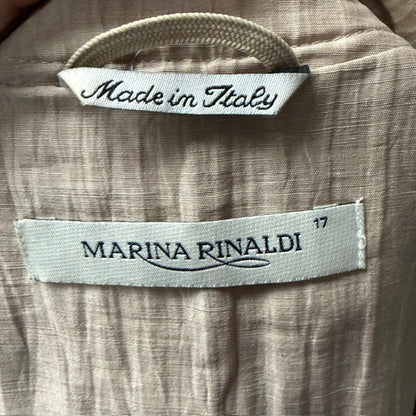 MARINA RINALDI / elegant silk jacket / made in italy / 17 (3915983804066614553)