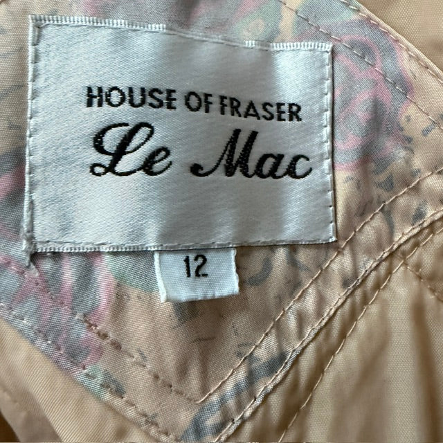 1980s british vintage / HOUSE OF FRAZER LE MAC / quilted parka / 12 (3915983889713153892)