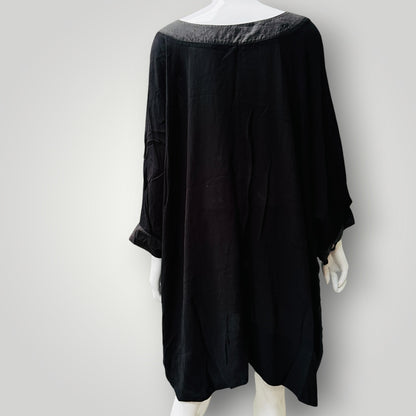 NOM*D / classic silk & viscose crepe tunic / 3 (3915984174829559960)