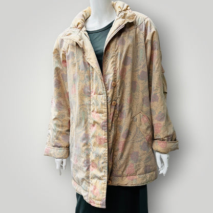 1980s british vintage / HOUSE OF FRAZER LE MAC / quilted parka / 12 (3915984186178676898)