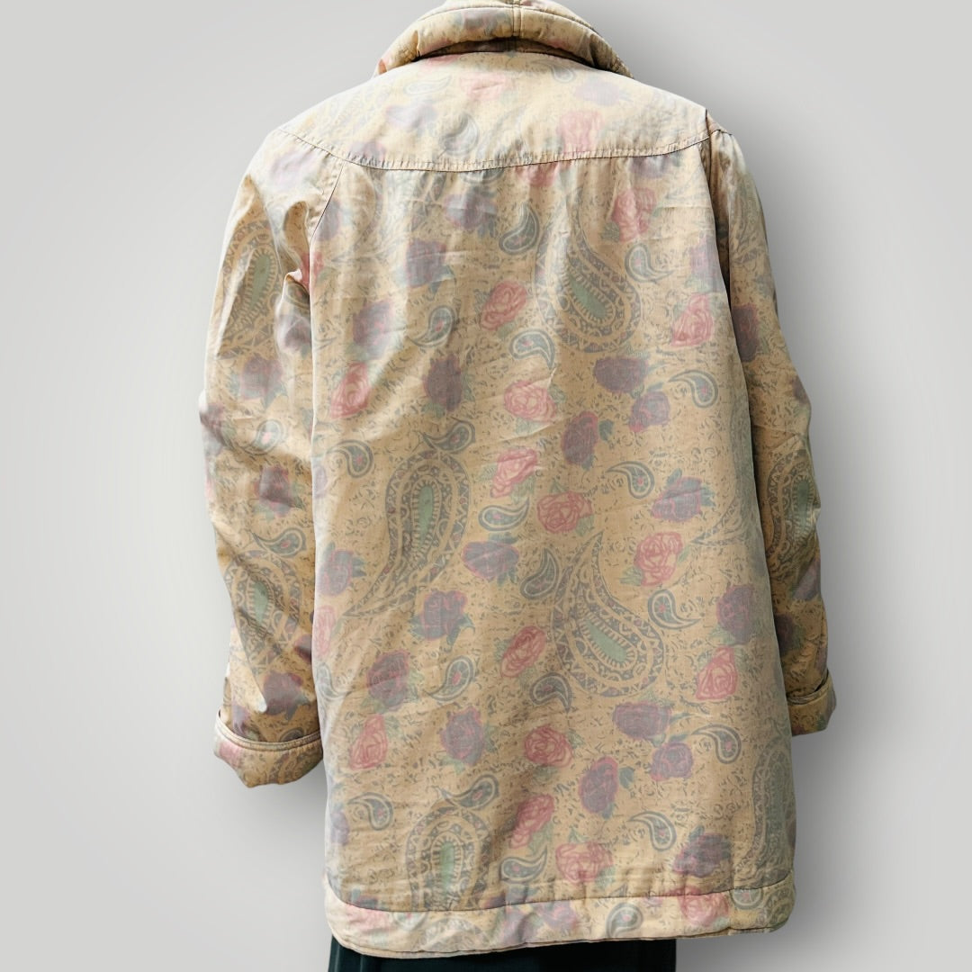 1980s british vintage / HOUSE OF FRAZER LE MAC / quilted parka / 12 (3915984188108872892)