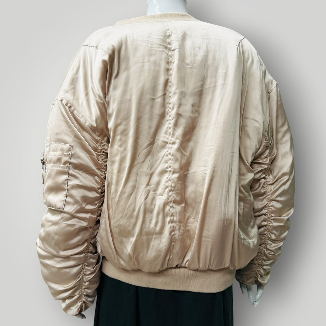 satin / bomber x puffer jacket / s (3915984208102351914)