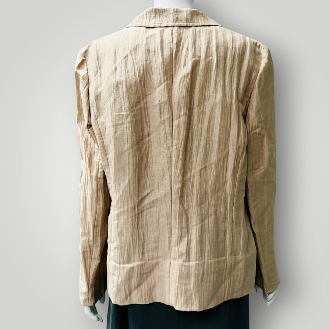 MARINA RINALDI / elegant silk jacket / made in italy / 17 (3915984219250846916)